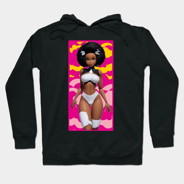 Black Barbie Hoodie by DewaJassin